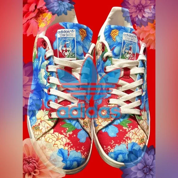 Adidas/Farm Rio Chita Floral Stan Smiths - Picture 8 of 8